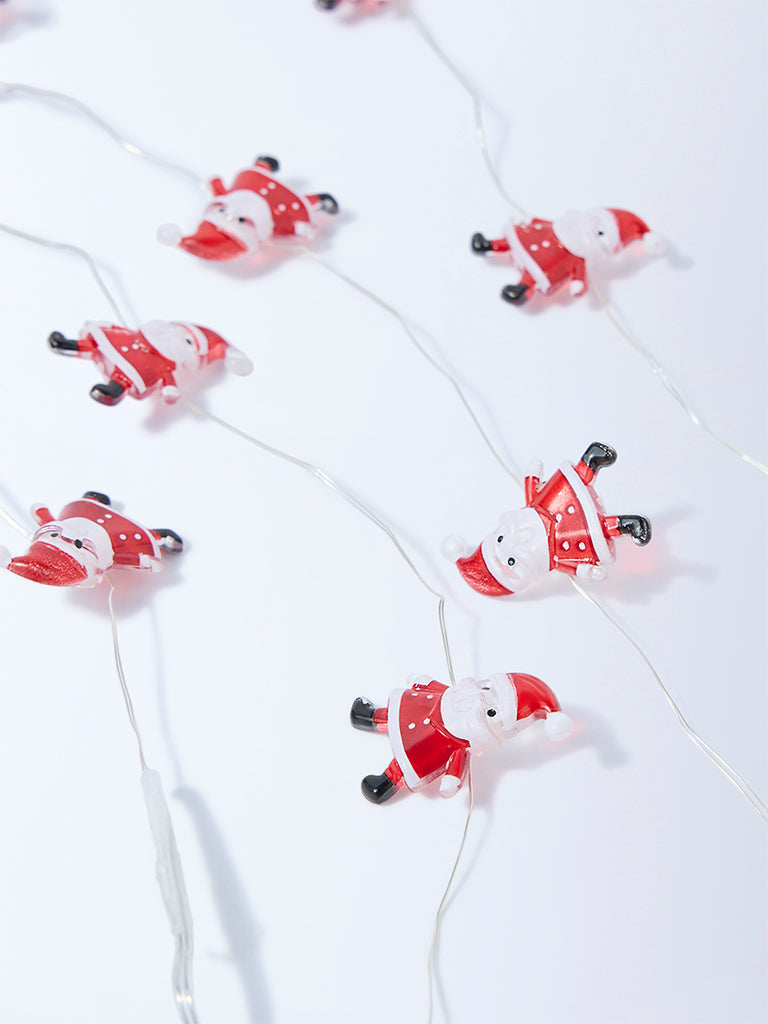 Westside Home Red Santa String Lights Christmas Decoration