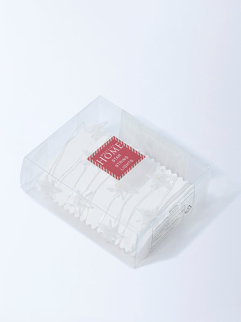 Westside Home White Star String Lights Christmas Decoration