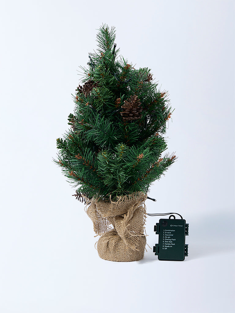 Westside Home Green Christmas Tree with Lights