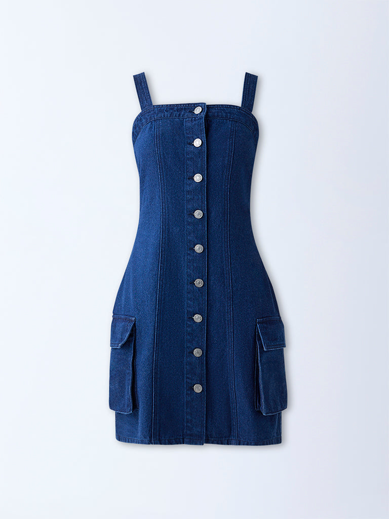 Denim Pinafore Pinafore Dresses Amazon Denim Maxi Pinafore Dress 2025