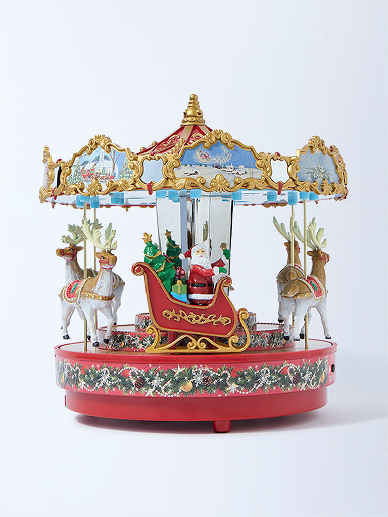 Westside Home Multicolour Carousel Christmas Decoration