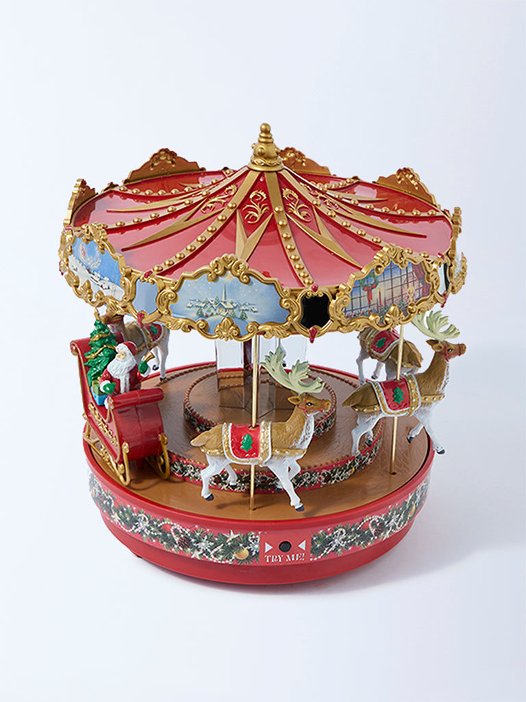 Westside Home Multicolour Carousel Christmas Decoration