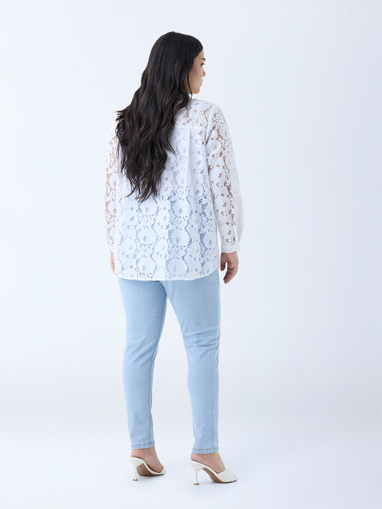 Gia Light Blue Denim High-Rise Jeggings