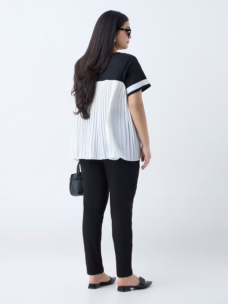 Gia Black High-Rise Cotton-Blend Jeggings