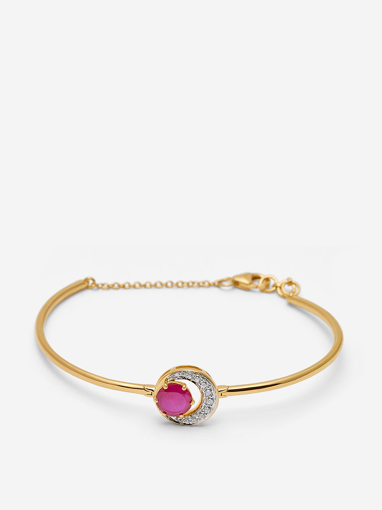 Westside X Pome Ruby Crescent Lab Diamond Bracelet