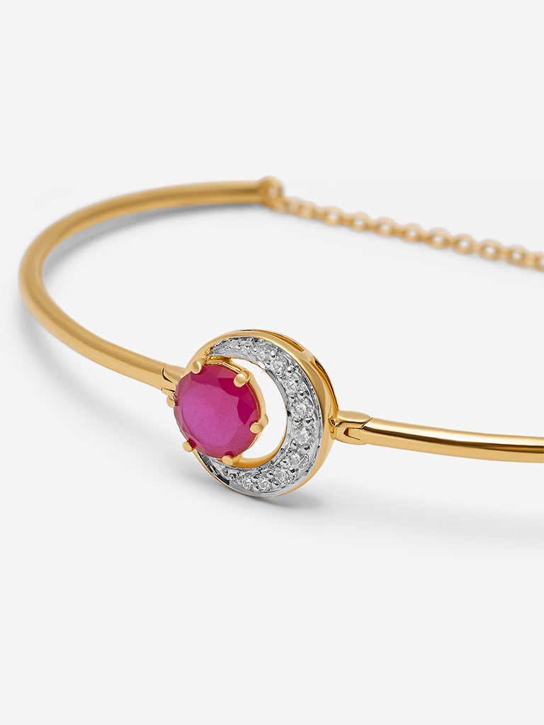 Westside X Pome Ruby Crescent Lab Diamond Bracelet