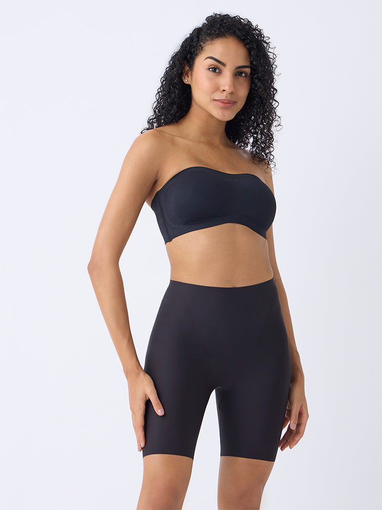 Wunderlove Black Invisible Supergrip Padded Bra