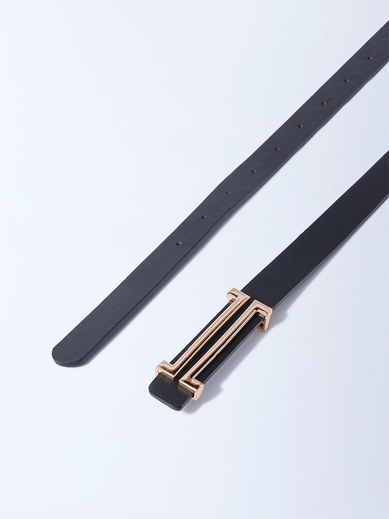 Westside Accessories Black H-Buckle Belt