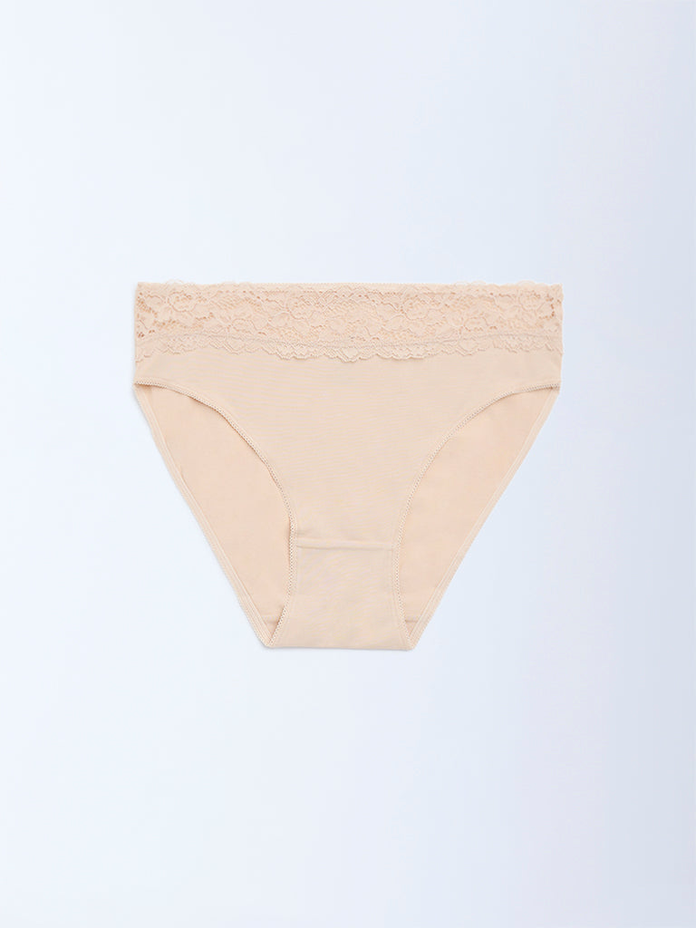Wunderlove 3-Pack Hi-Leg Cotton-Blend Briefs