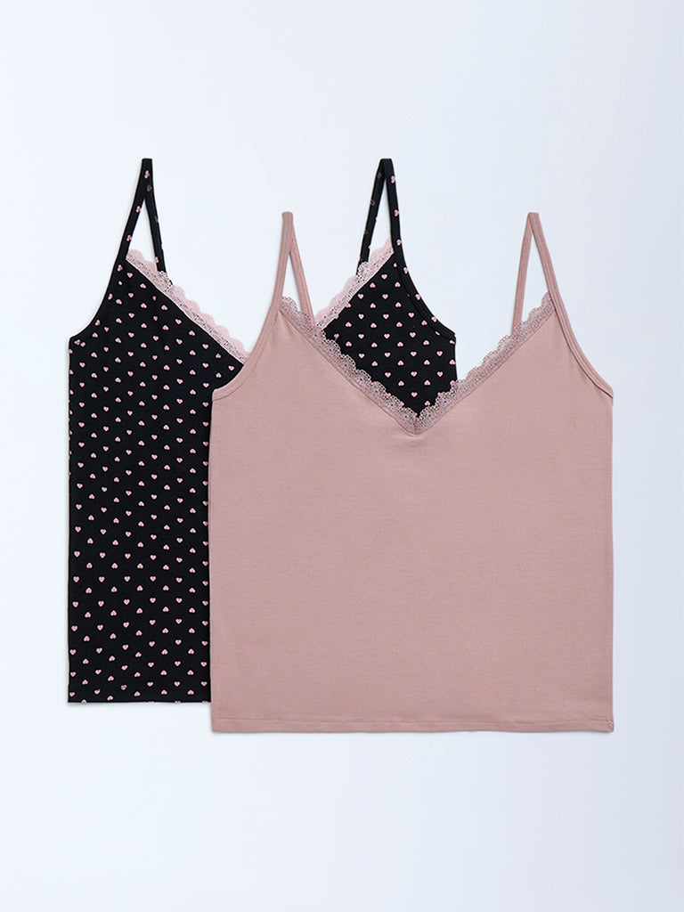 Superstar 2-Pack Cotton-Blend Camisoles