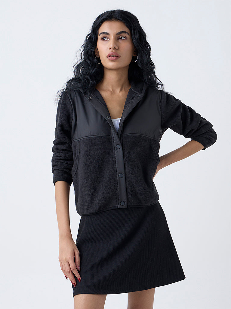 Studiofit Black Faux Fur Jacket