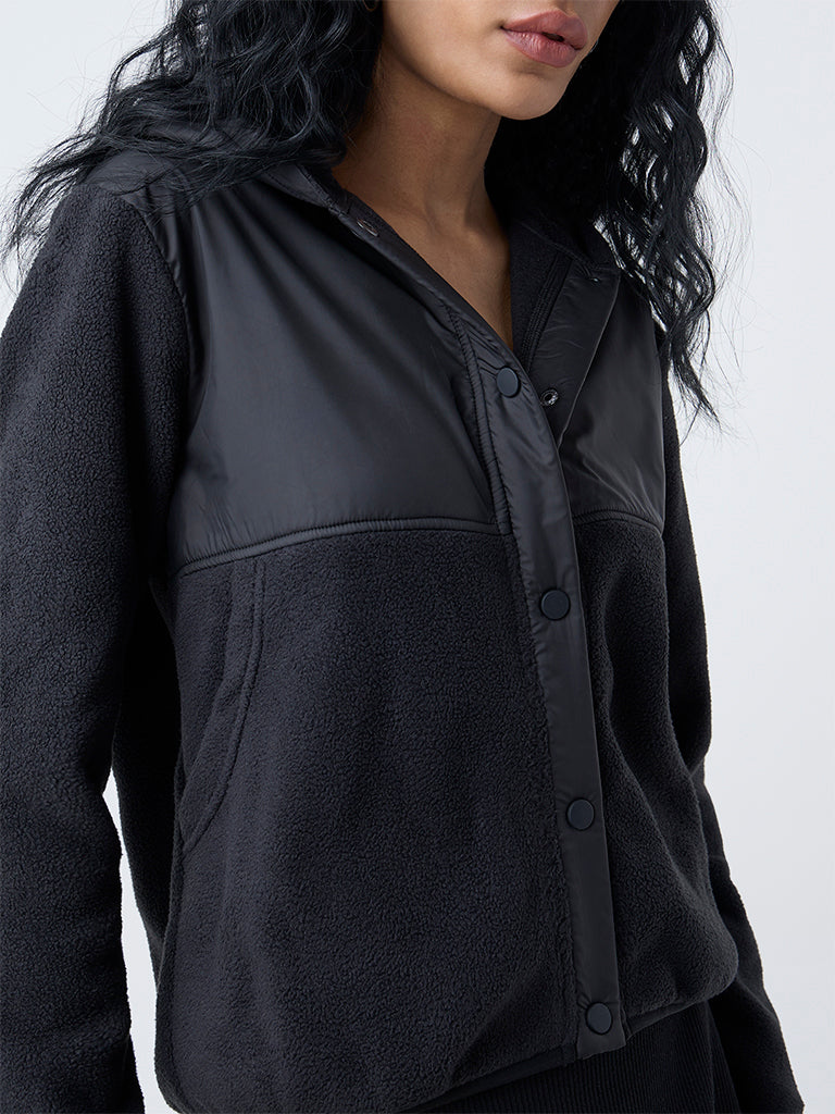 Studiofit Black Faux Fur Jacket