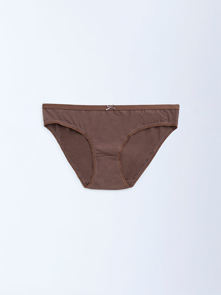 Wunderlove 3-Pack Cotton-Blend Bikini Briefs