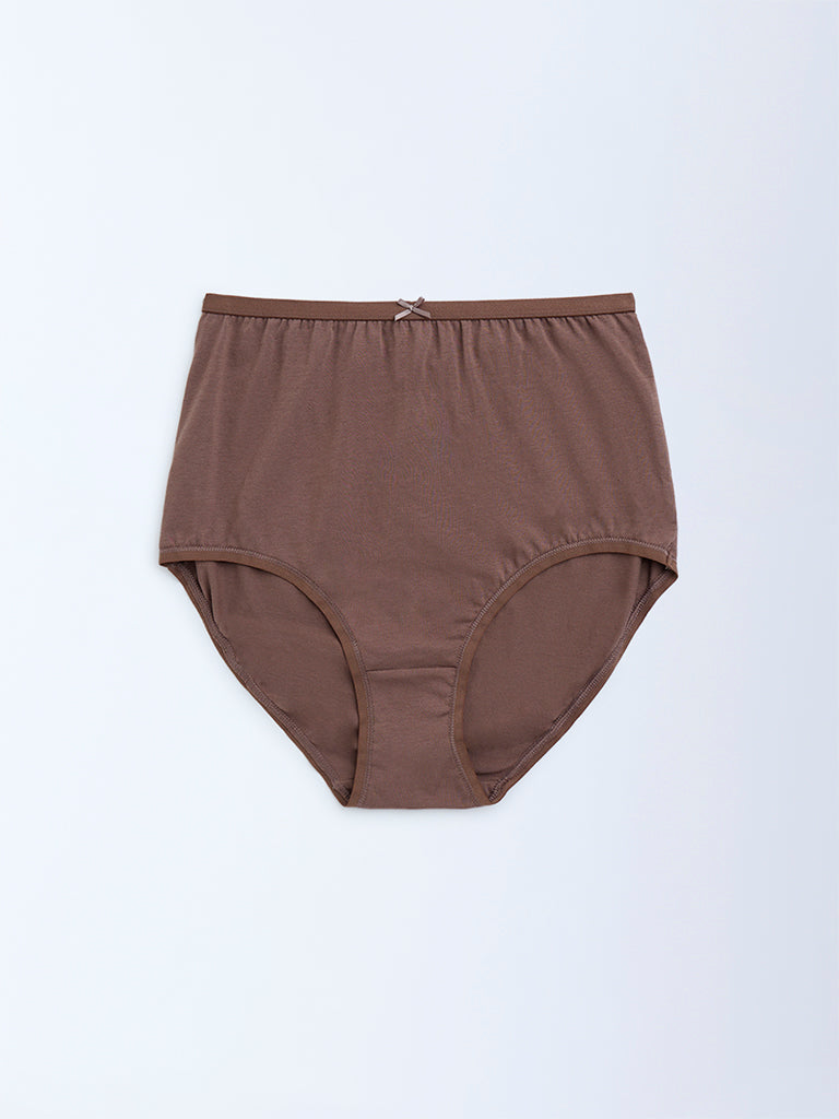 Wunderlove 3-Pack Solid Cotton-Blend Full Briefs