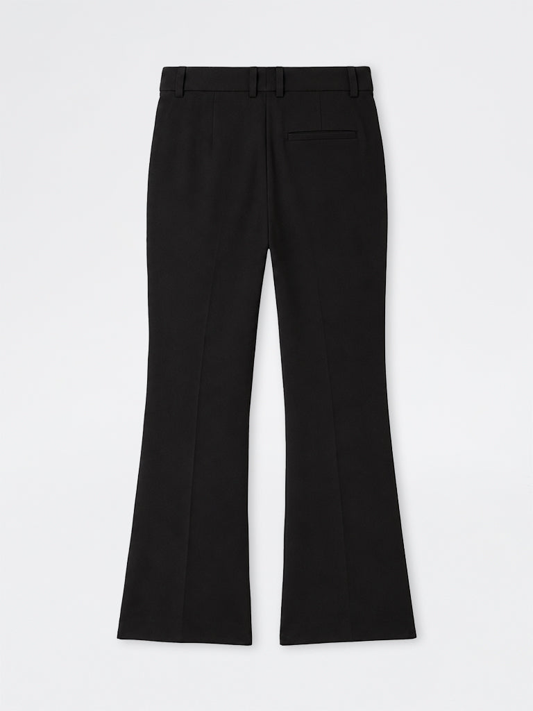 Wardrobe Black High-Rise Bootcut Trousers