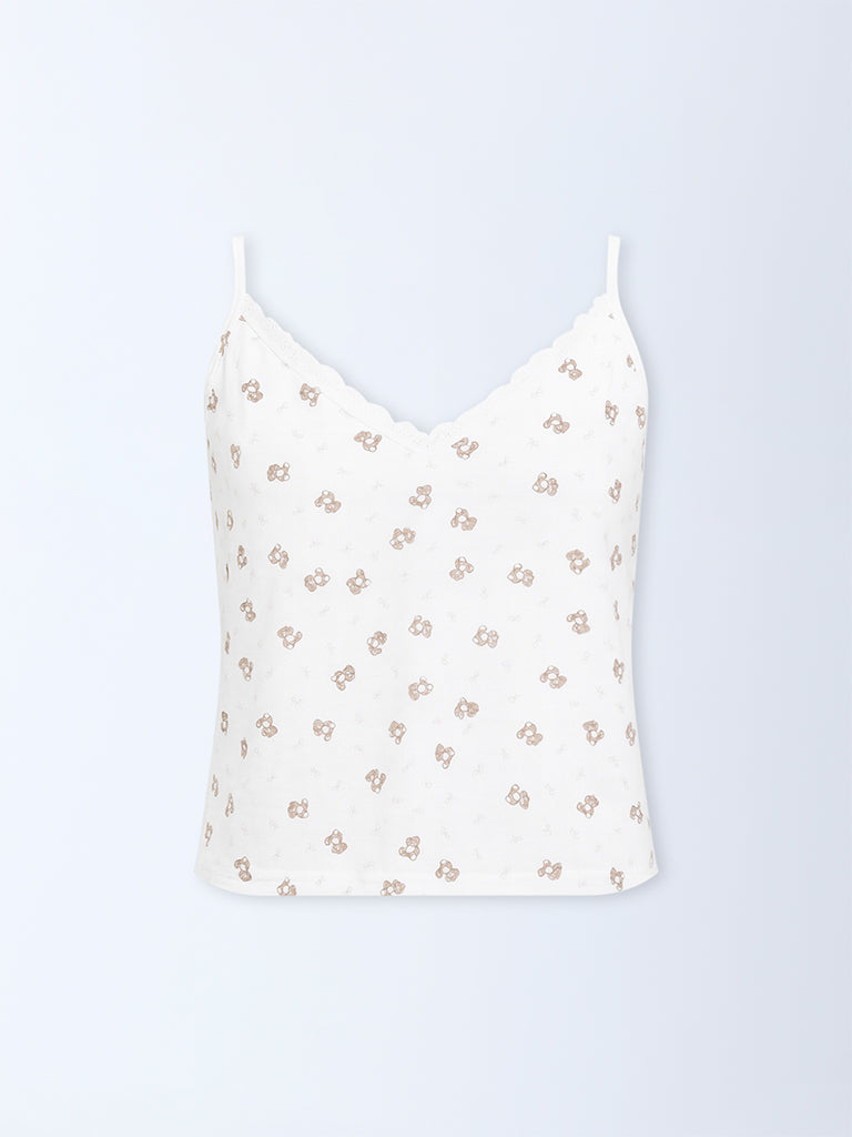 Superstar 2-Pack Printed Cotton-Blend Camisoles