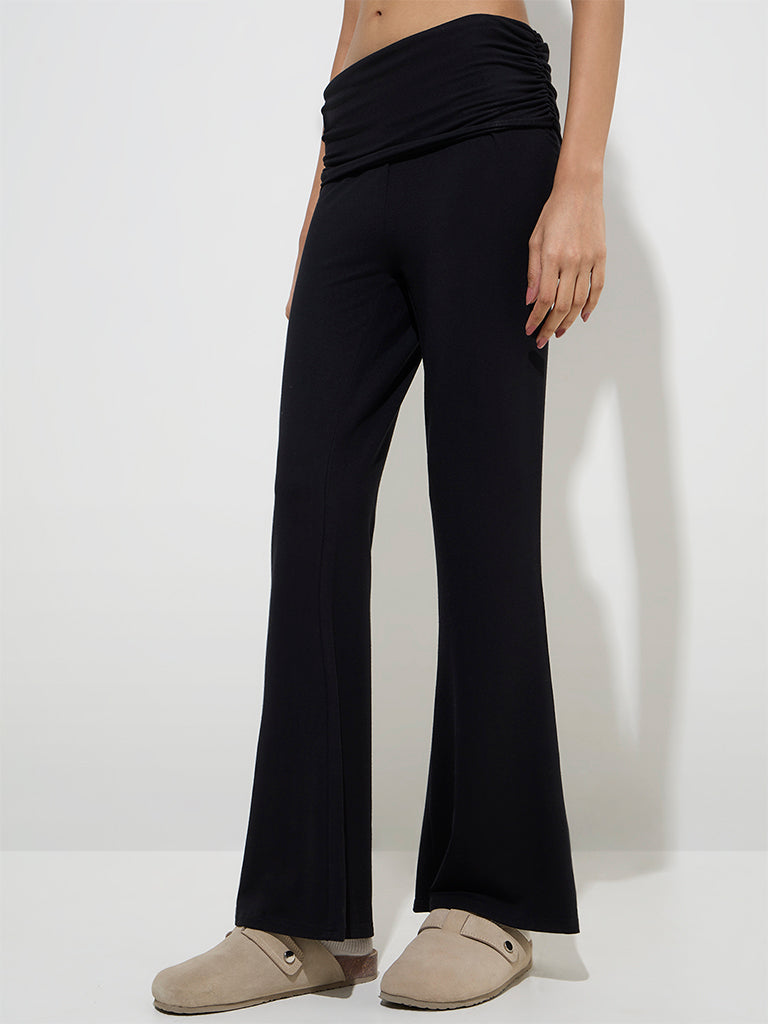 Superstar Black High-Rise Pants