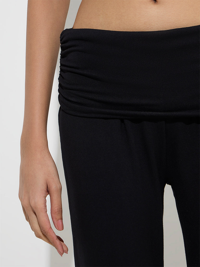 Superstar Black High-Rise Pants