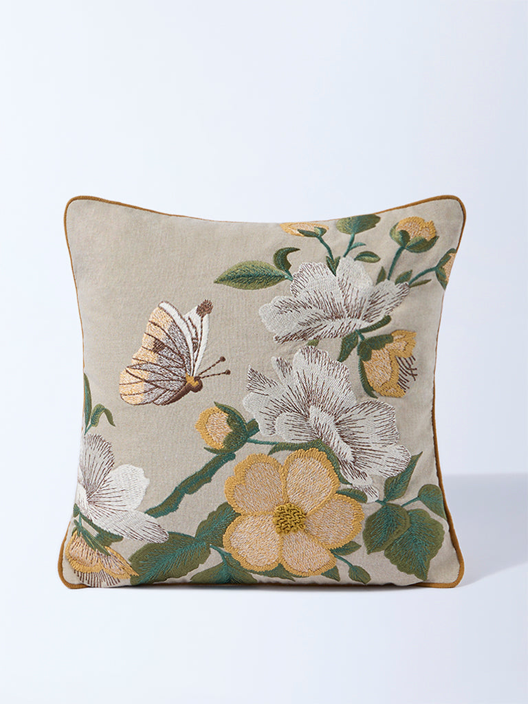 Westside Home Multicolour Embroidered Cushion Cover