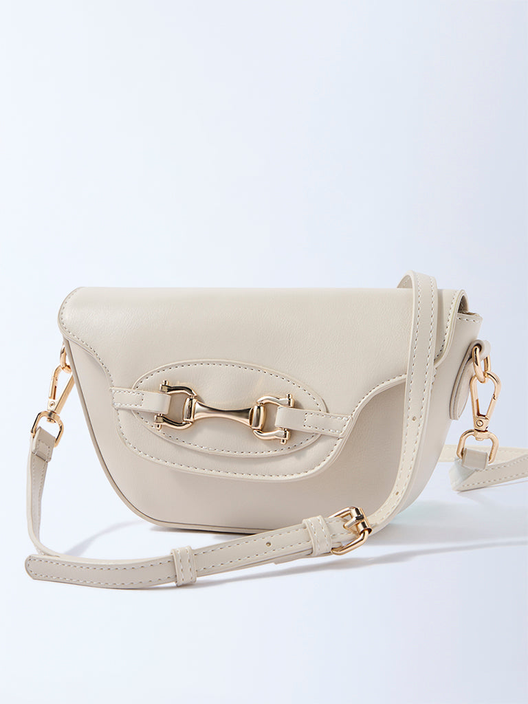 Westside Off-White Hardware-Detailed Sling Bag