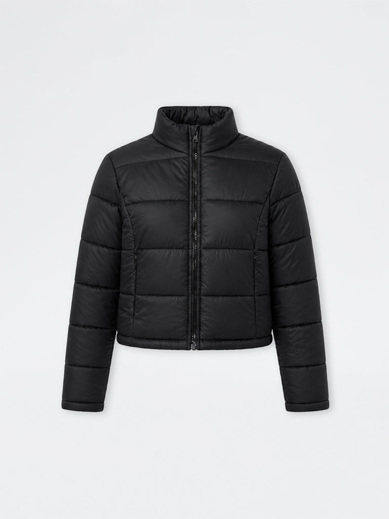 Nuoflexx Black Quilted Puffer Jacket