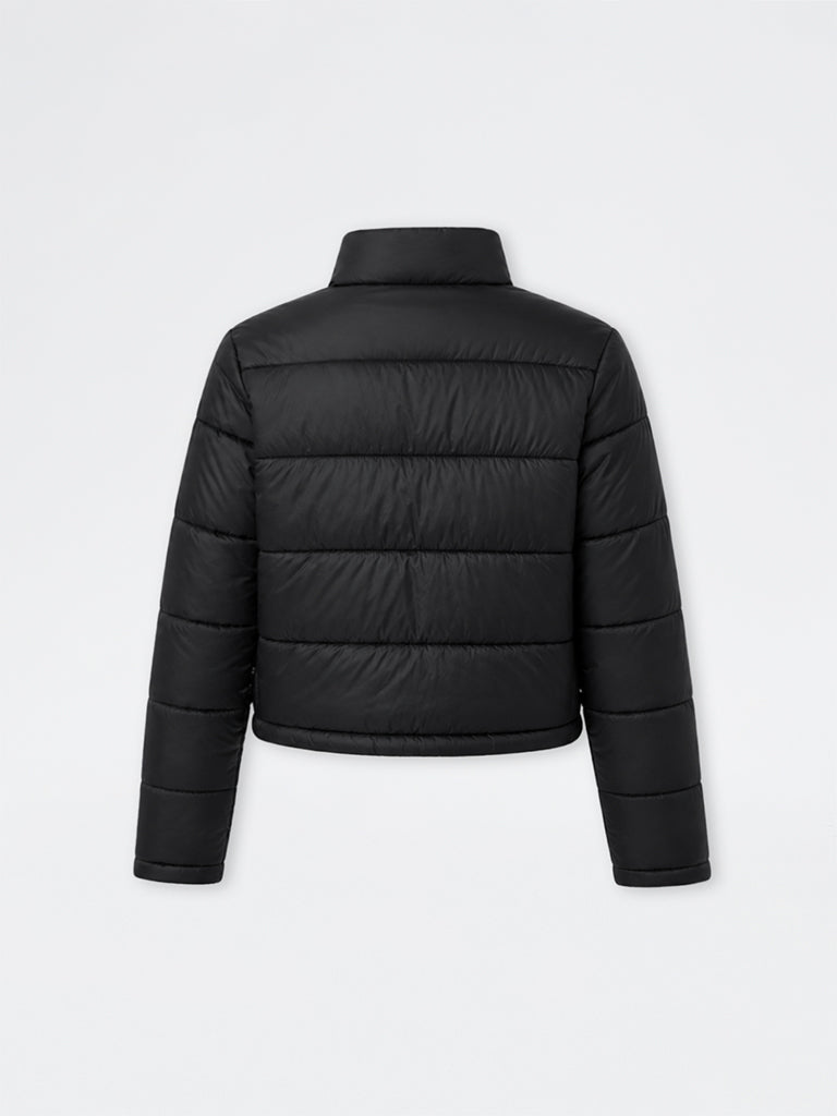 Nuoflexx Black Quilted Puffer Jacket