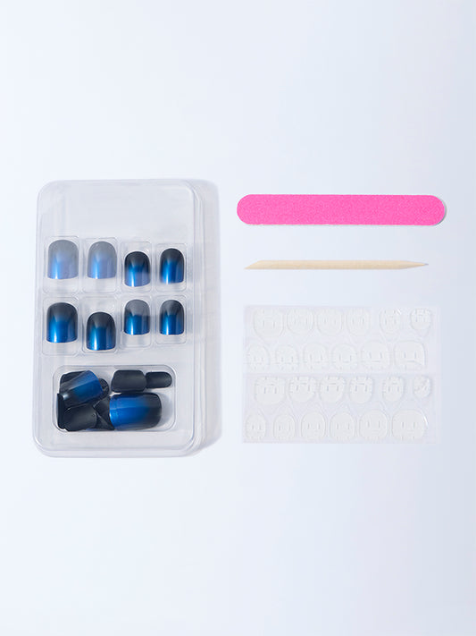 Studiowest Blue Ombre Press-On Nail Set