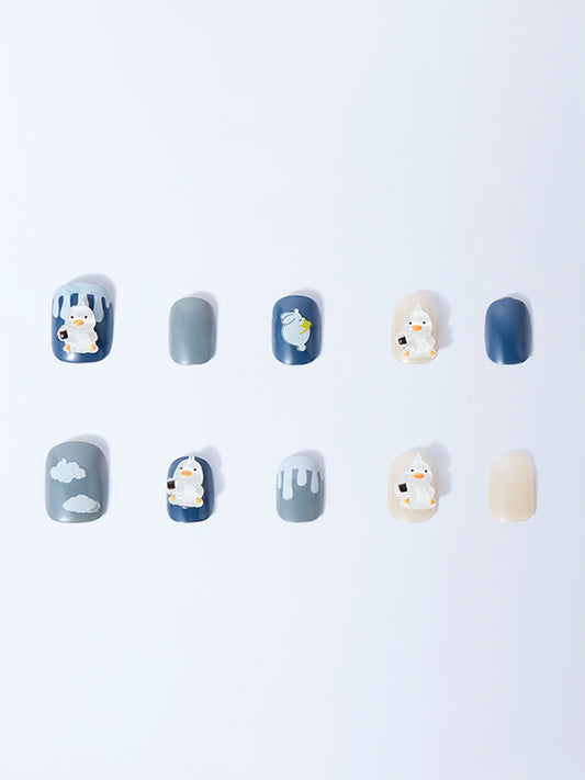 Studiowest Press & Go Duck Craze Reusable Press-On Nail Set