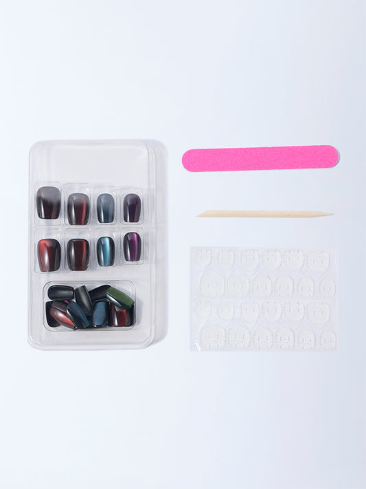 Studiowest Multicolour Cat Eye Press-On Nail Set