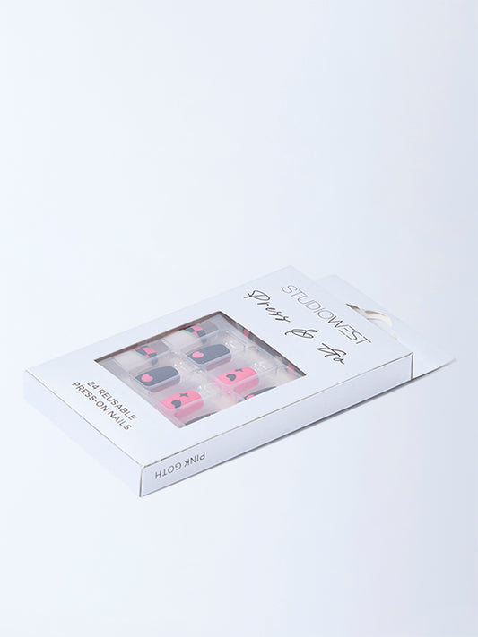Studiowest Press & Go Goth-Inspired Reusable Press-On Nail Set
