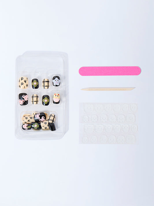Studiowest Press & Go Quirky Star Reusable Press-On Nail Set