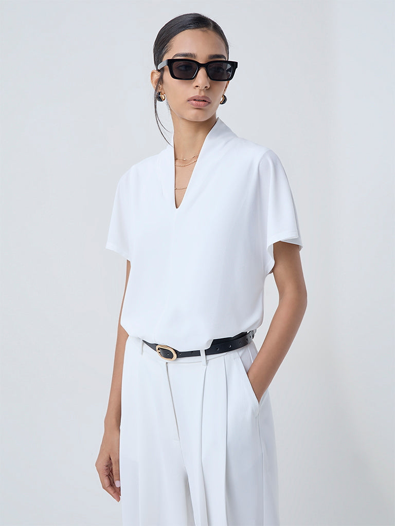 Wardrobe White Solid Top