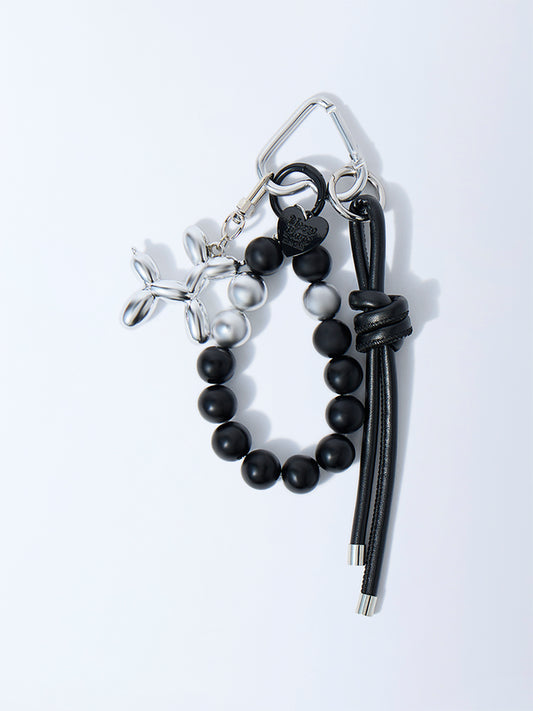 Studiowest Black Dog Bead Bag Charm
