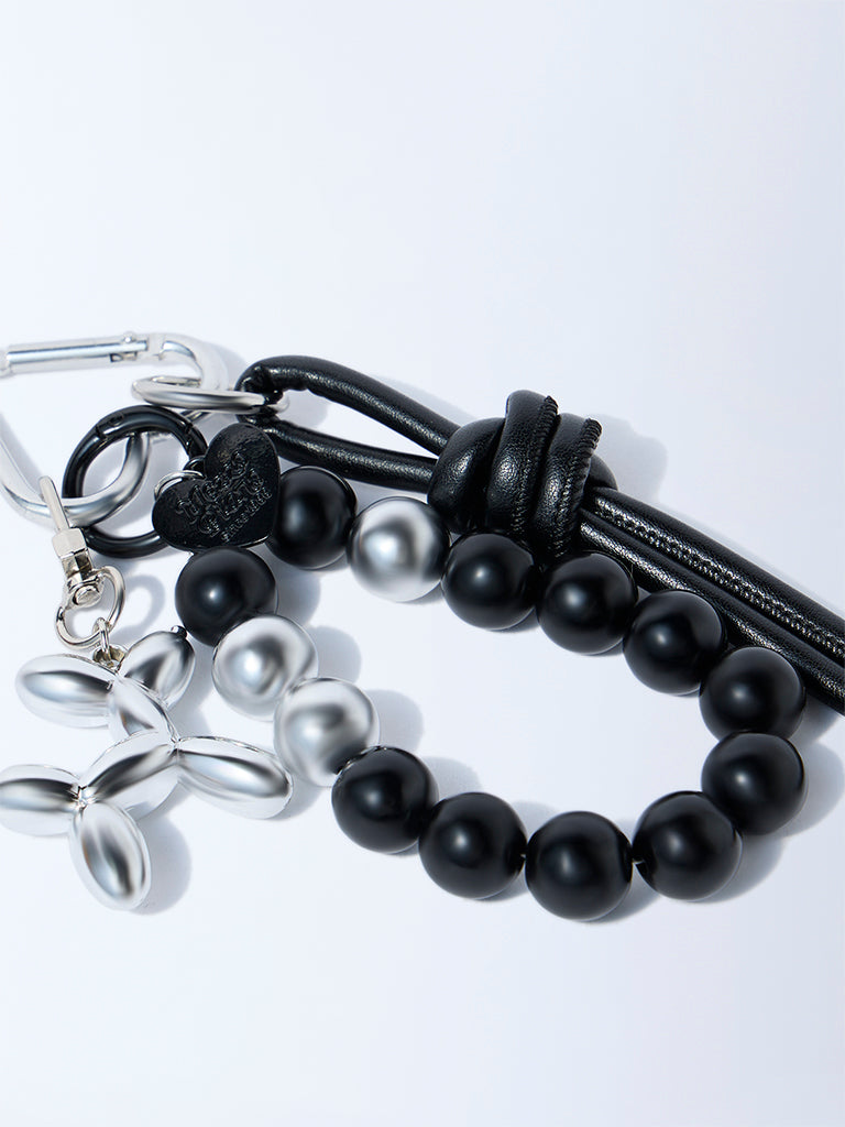 Studiowest Black Dog Bead Bag Charm