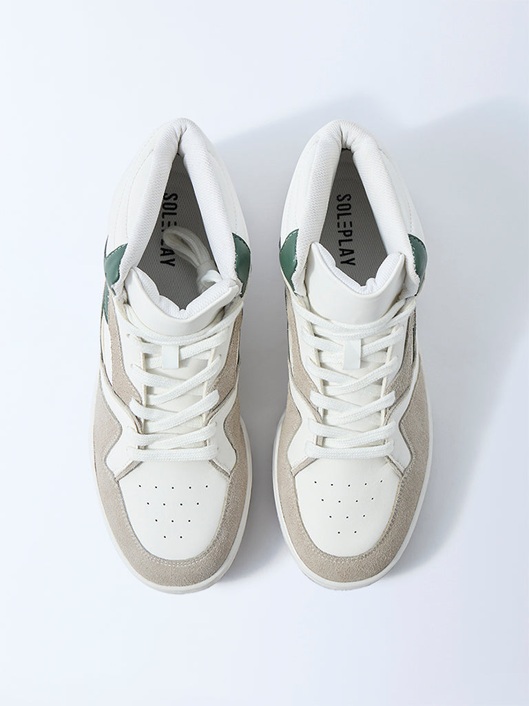 SOLEPLAY Grey Perforated Sneakers