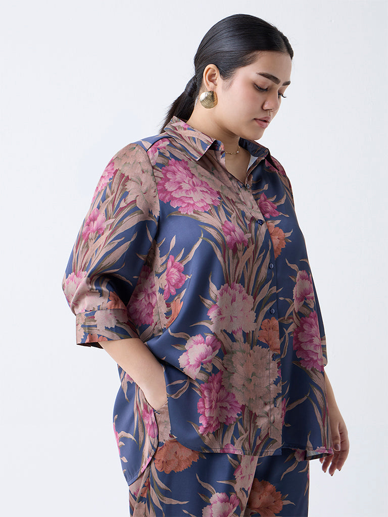 Gia Multicolour Botanical Detailed Shirt