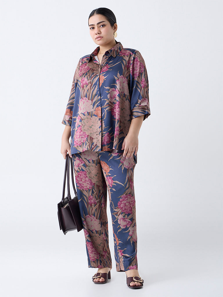 Gia Multicolour Botanical Detailed Shirt
