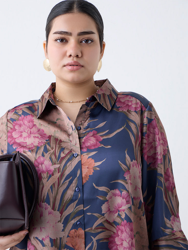 Gia Multicolour Botanical Detailed Shirt