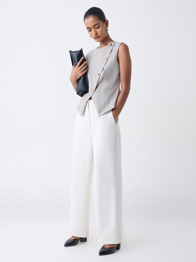 Wardrobe Grey Asymmetric Top