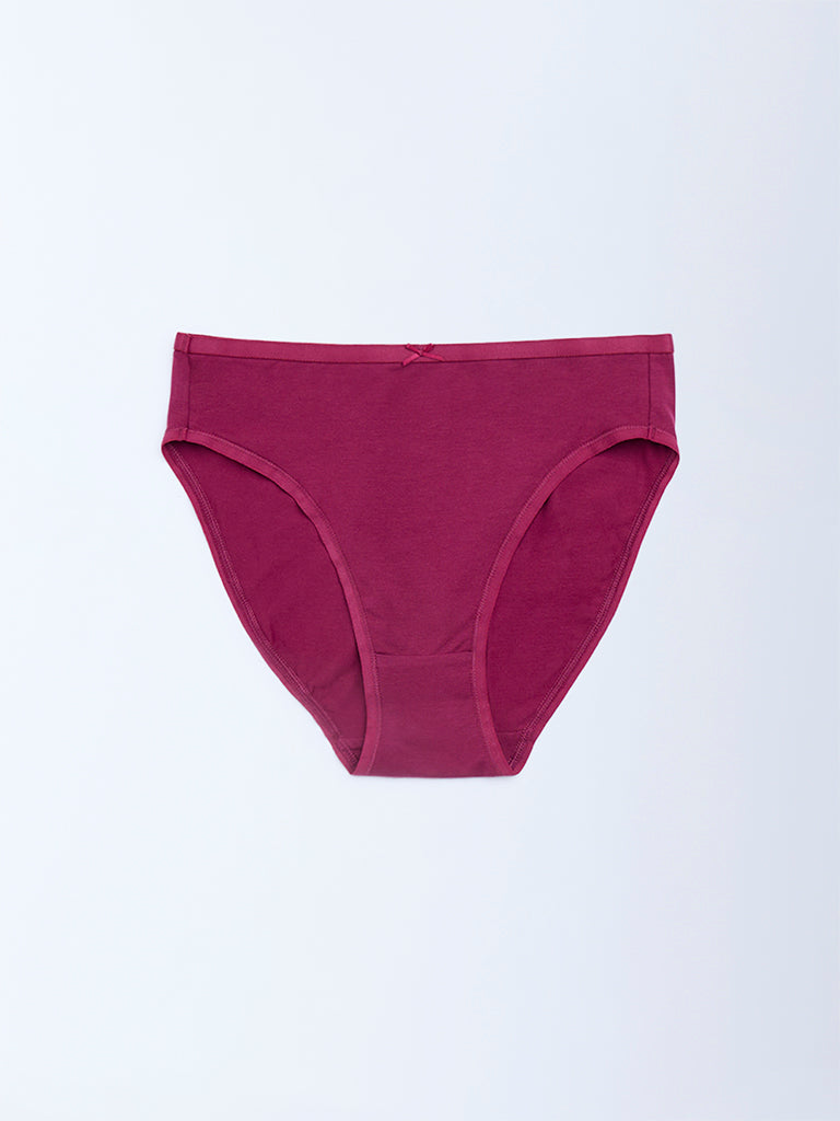 Wunderlove 3-Pack Hi-Leg Cotton-Blend Briefs