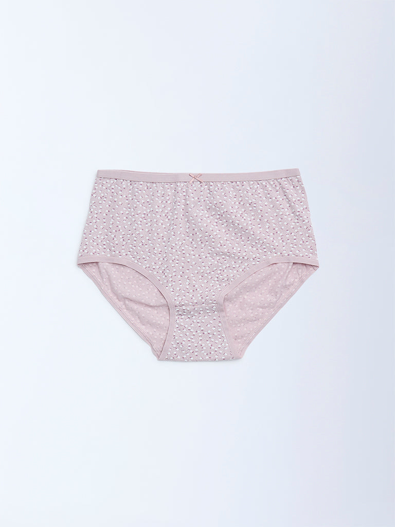Wunderlove 3-Pack Printed Cotton-Blend Briefs