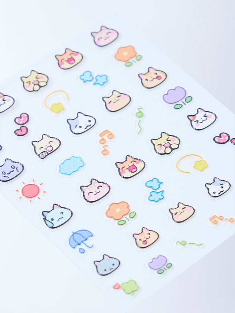 Studiowest Kitten-Themed Assorted Nail Stickers