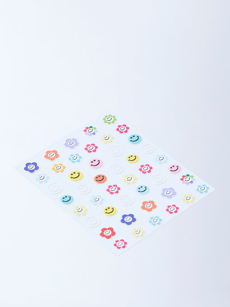Studiowest Smileys and Flowers Assorted Nail Stickers