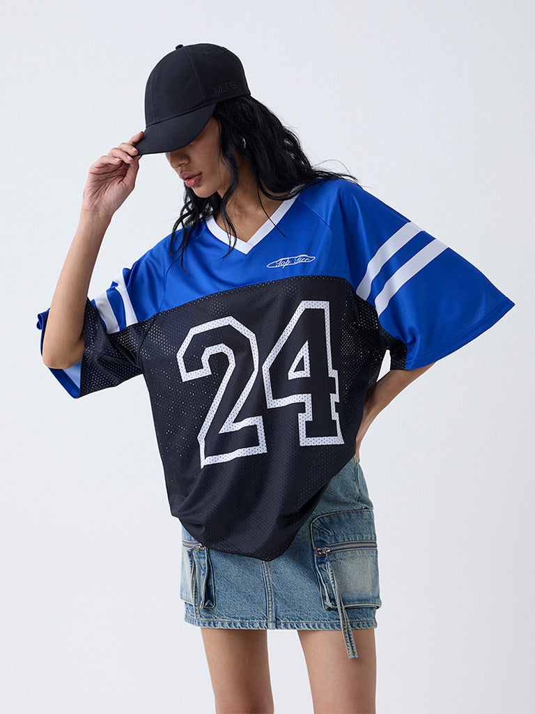 Nuon Black Numerical Design Jersey T-Shirt