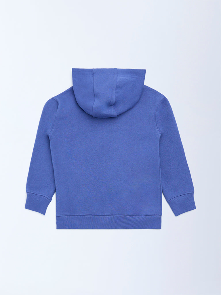 HOP Kids Boys Lavender Cotton-Blend Hoodie