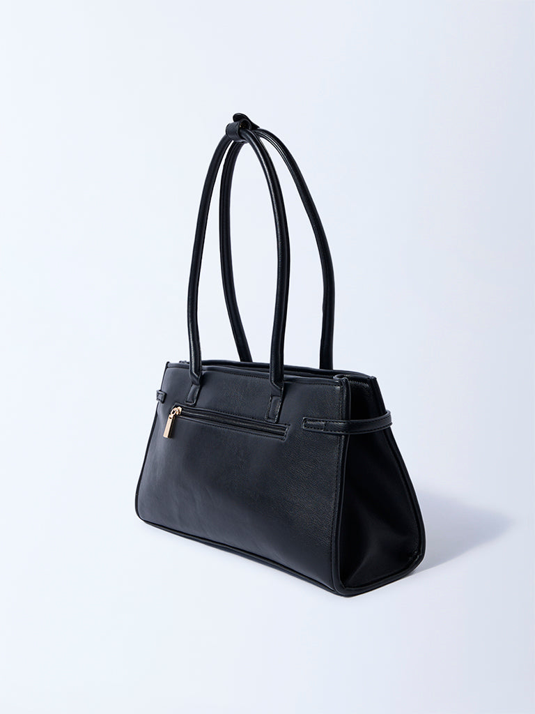 Westside Black Satchel Bag