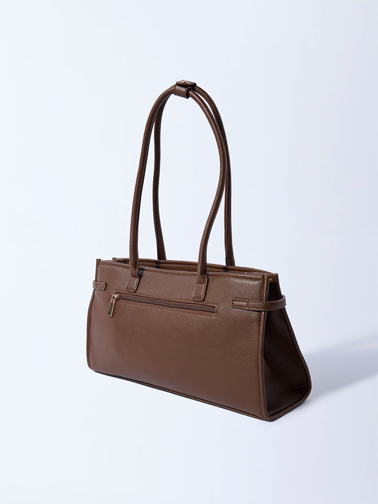 Westside Brown Satchel Bag