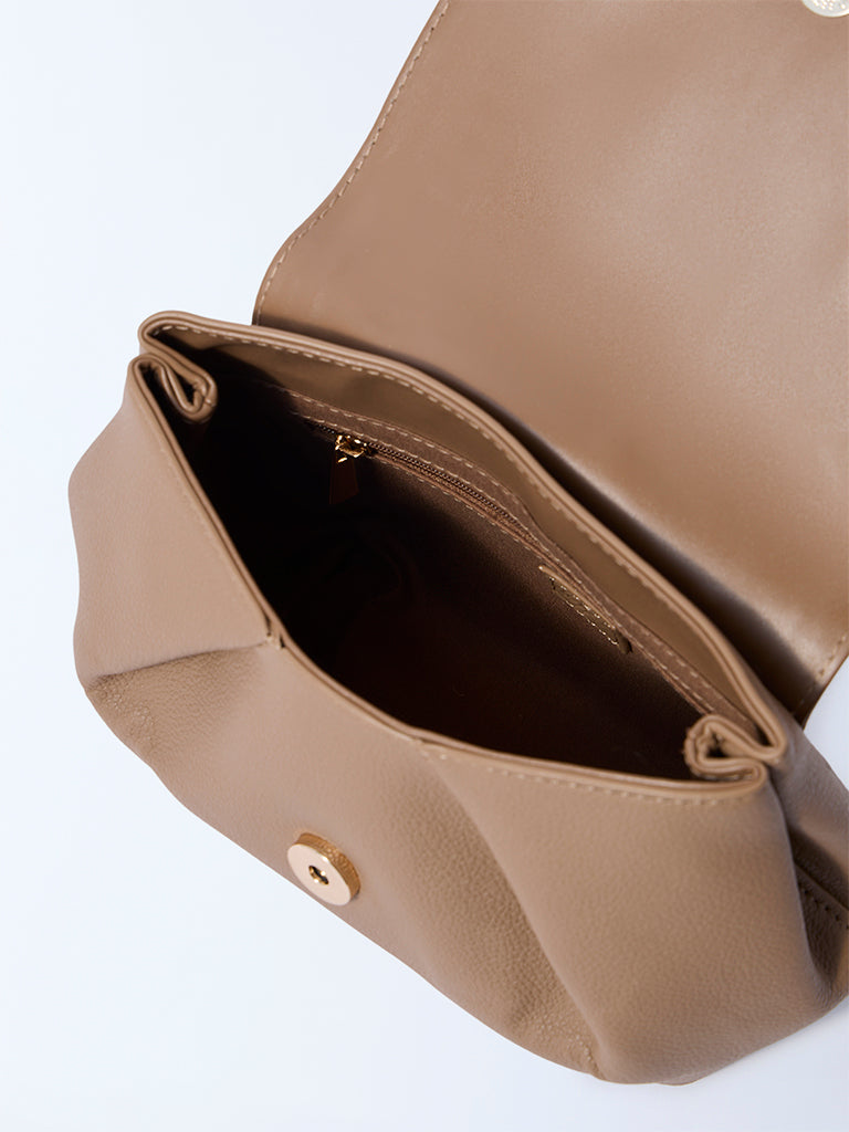 Westside Light Brown Potli Sling Bag