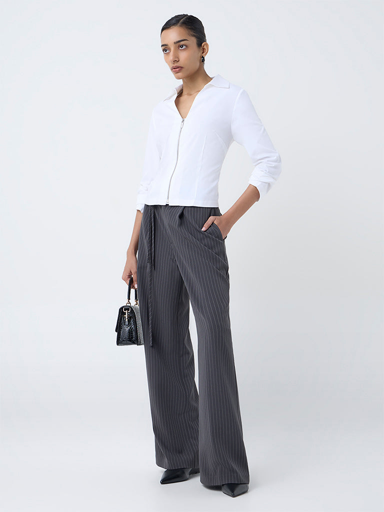 Wardrobe White Cotton Top