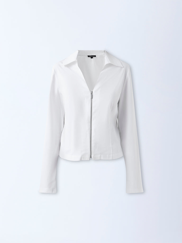 Wardrobe White Cotton Top